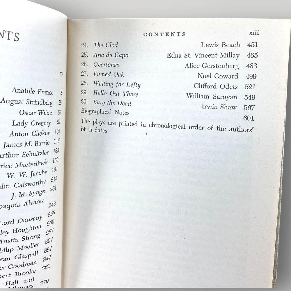 Thirty Famous One-Act Plays 1943 Modern Library Hardcover Cerf & Cartmell Drama - Picture 8 of 10